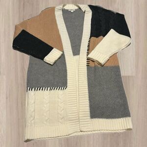 Knit Colorblock Cardigan